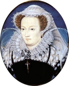 The Stew Queen, better known as Mary Stuart, former Queen of Scots. By Nicholas Hilliard c.1578