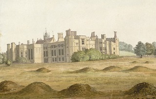 Cowdray House, from a painting by S.H. Grimm.
