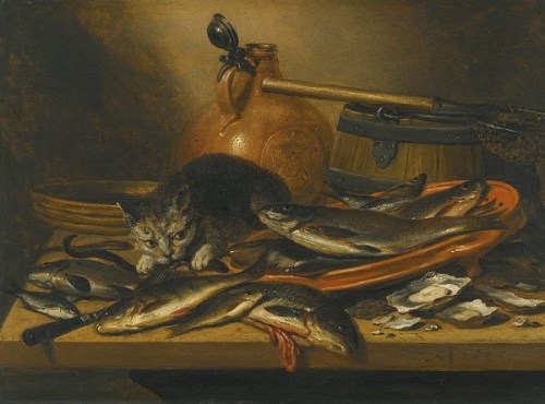 "If wishes were fishes..." A still life by Pieter Claesz (c1597-1660)